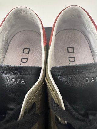 D.A.T.E. Hill low stone army sneakers