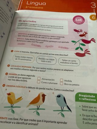 Lingua, 3 Primaria, Proxecto Construíndo mundos