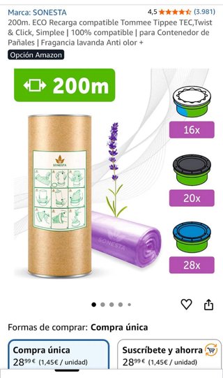 Papelera para pañales Tommee Tippee
