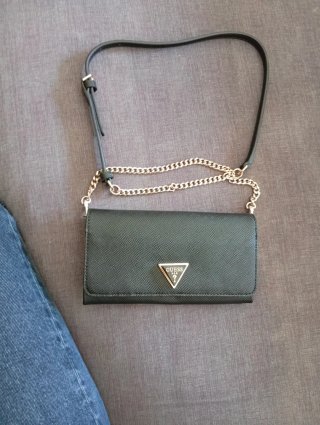 Bandolera Guess Negra