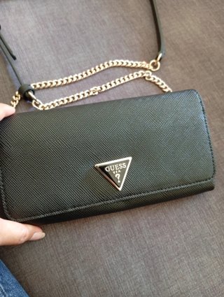 Bandolera Guess Negra