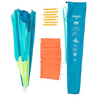 Sombrilla Refugio Decathlon Azul/Verde