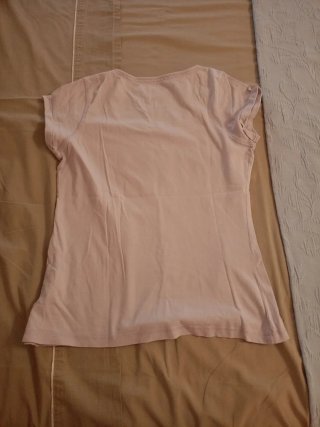 Camiseta básica Jolinesse rosa Talla S
