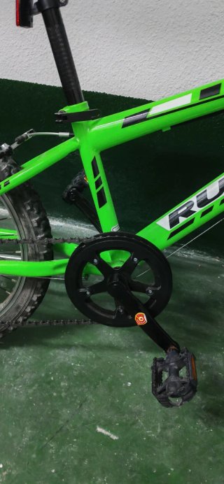 Bicicleta RUNFIT verde, 20 pulgadas