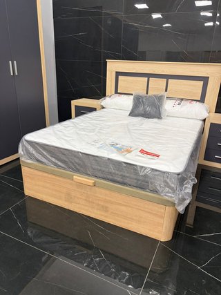 pack canapé + colchon viscoelastico 135 y 150cm