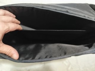 Mochila Bandolera Vinilos Technics Negra