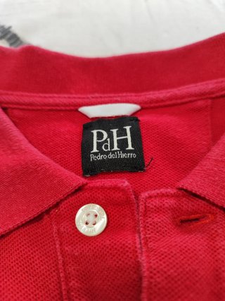 Polo Rojo Pedro del Hierro Talla S