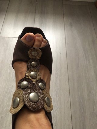 Sandalias Doralatina Piel Marrón T38
