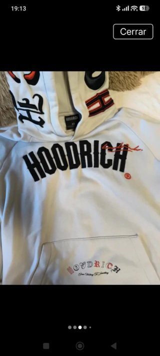 Conjunto Chándal Hoodrich gris y Rojo