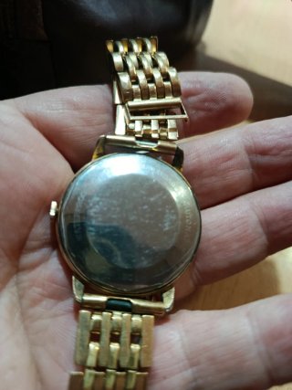 Reloj de pulsera automático Cristal Watch chapado