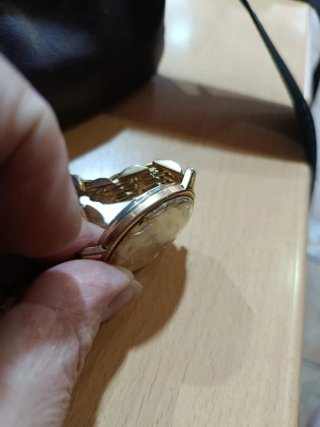 Reloj de pulsera automático Cristal Watch chapado
