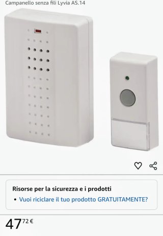 Campanello senza fili Lyvia