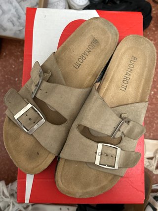 Sandalias BUONAROTTI Beige Talla 37