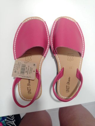 Sandalias Unit Talla 35 Rosas