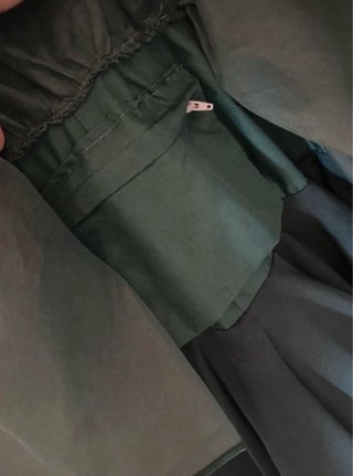 Traje de flamenca verde botella