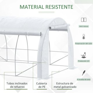 Invernadero Túnel Jardín 4x3x2m