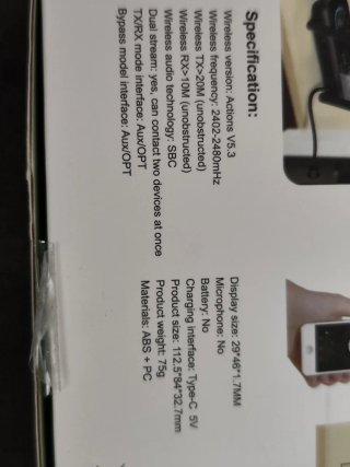 Transmisor Bluetooth 3 en 1 BT17S