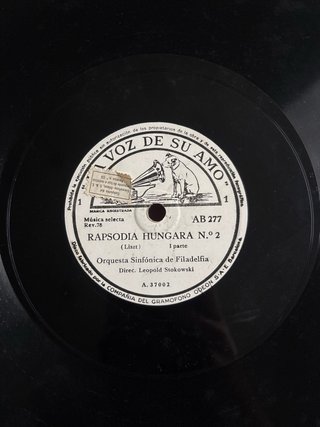 Disco de Piedra Rapsodia Hungara N.º 2