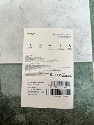 Auriculares Inalámbricos HTC NE71 Plata