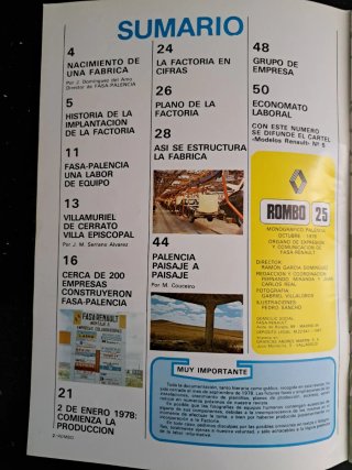 POSTER RENAULT 18 Y REVISTA ROMBO N° 25 (1978)
