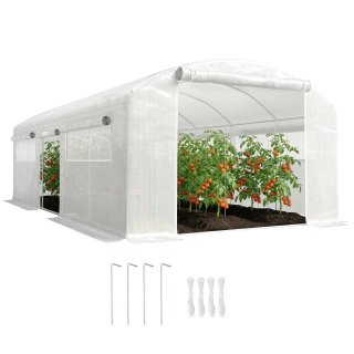 Invernadero Túnel 6x3x2m con 3 Puertas