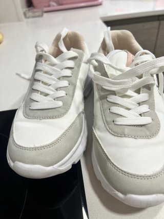 Zapatillas Calvin Klein Niña Blancas y Grises