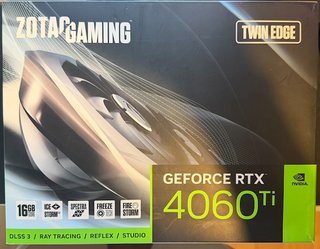 RTX 4060Ti 16GB Zotac Gaming Twin Edge