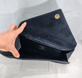 Pochette vintage anni 80 nera