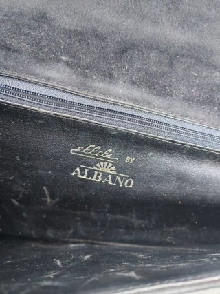 Pochette vintage anni 80 nera