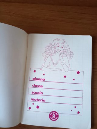 Barbie quaderno anni 80
