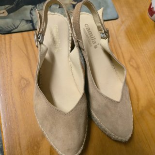 Alpargatas Camila's ante beige talla 39