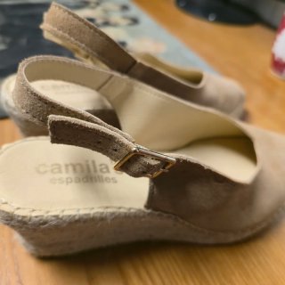 Alpargatas Camila's ante beige talla 39