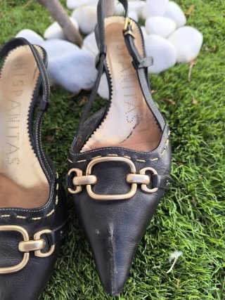 Sandalias Hispanitas Negras Talla 38