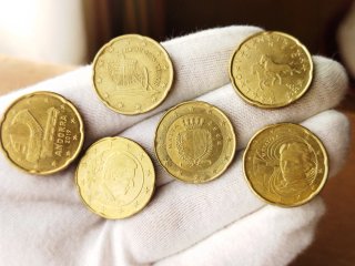Monedas 20 céntimos Euro. Precio Unidad