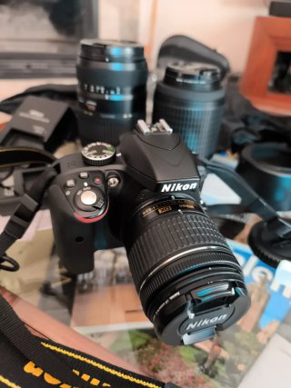 Lote Cámara Nikon + Accesorios