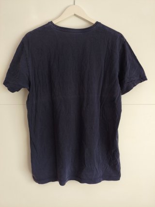 Camiseta azul marino Esprit algodón orgánico L