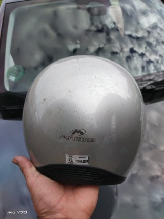 Casco Moto MITAKA Plata Scooter