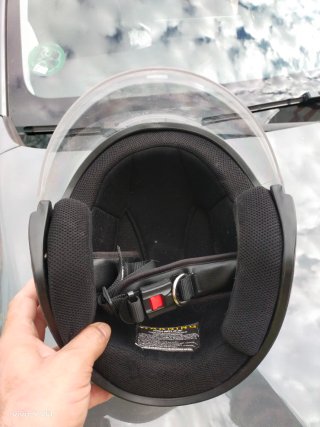 Casco Moto MITAKA Plata Scooter