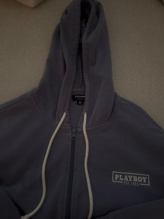 Playboy Sudadera Cropped Morada
