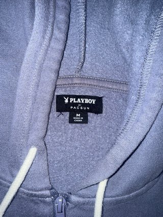 Playboy Sudadera Cropped Morada