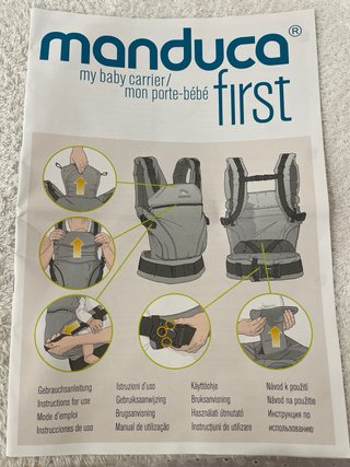 Mochila Manduca First Pure Cotton