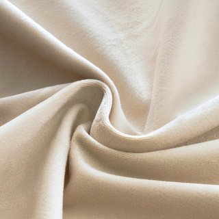 Cortinas Opacas Terciopelo Beige
