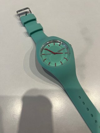 Reloj Geneva Silicona turquesa