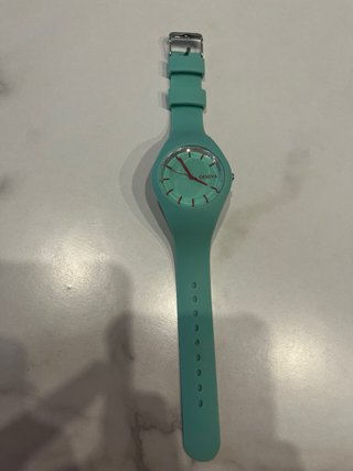 Reloj Geneva Silicona turquesa