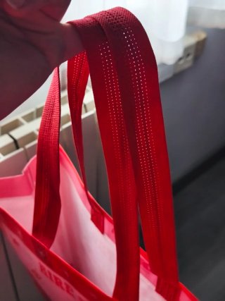 Bolsa Aire Retro Roja y Rosa