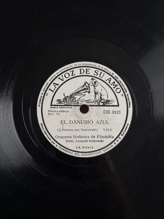 Disco Piedra El Danubio Azul Orquesta Filadelfia