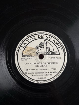 Disco Piedra El Danubio Azul Orquesta Filadelfia