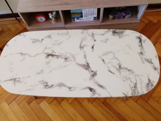 Mesa de centro Rhea efecto mármol