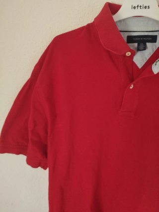 Polo Tommy Hilfiger Rojo Talla L