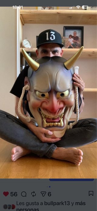 Máscara Hannya Artesanal XXL